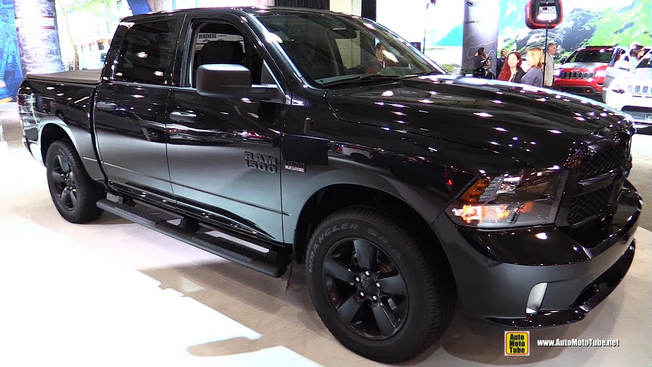 2017 Ram 1500 Black Express Exterior And Interior Walkaround 2017 Ny Auto Show