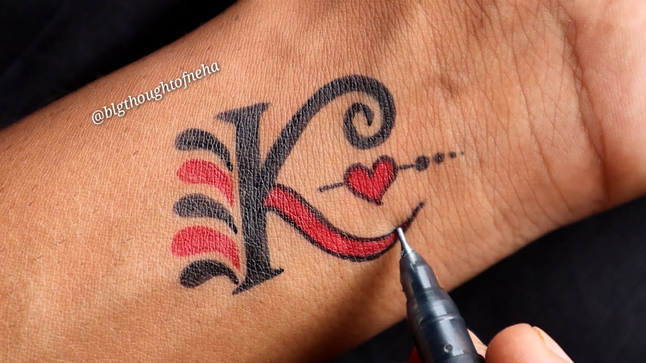 Tattoo uploaded by Khemitoons Tattoo And Piercing Studio  Letter K   Tattoodo