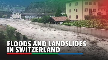 Heavy rains trigger floods, landslides in Switzerland | ABS-CBN News