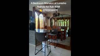 4 Bedroom House + DSQ for sale at Loresho for Ksh 40M 📞0722938972 #realestate #Loresho #Prime #fyp