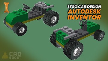 Designing a LEGO Car in Autodesk Inventor