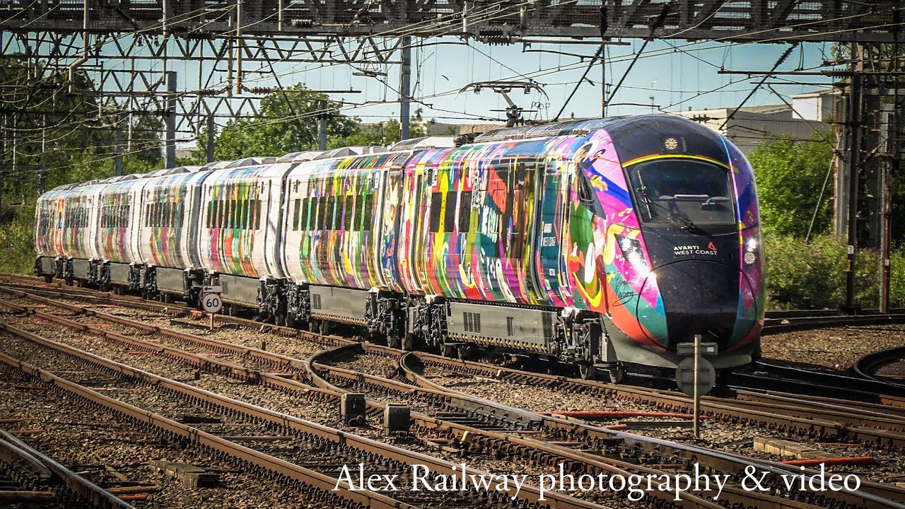Fantastic day at Crewe including 807010 that’s already been spray painted