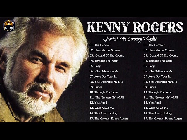 The Best Songs of Kenny Rogers - Kenny Rogers Greatest Hits Playlist - Top 40 Songs of Kenny Rogers class=