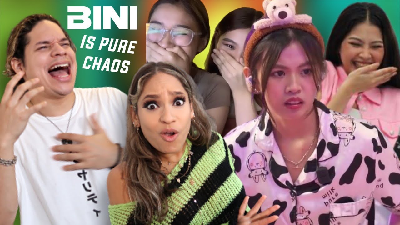 THEY ARE CRACKED!😂 Waleska & Efra react to BINI being the most CHAOTIC Filipino Girl Group