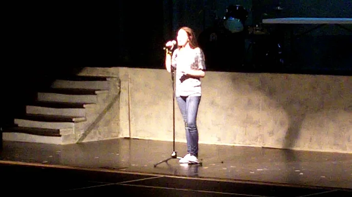 Delaney singing Turning Tables