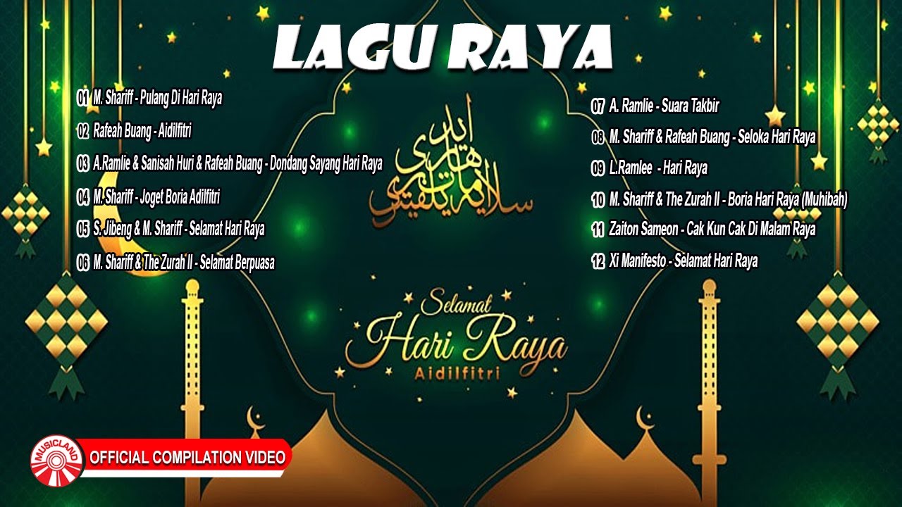 Hari Raya Official Selamat Hari Raya Aidilfitri ~ Lagu Raya [Official Compilation Video HD ...