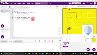 MAZE GAME WITH PYTHON IN PICTOBLOX. screenshot 4
