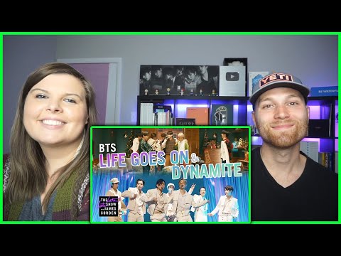 Bts: 'Life Goes On' x 'Dynamite' -- Full Video On The Late Late Show With James Corden Reaction!