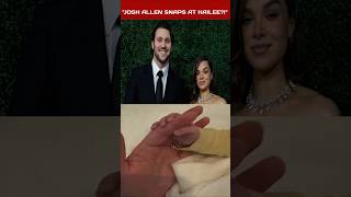 What Makes Josh Allen "Bark and Snap" at Wife Hailee Steinfeld #shorts #trending #unitedstates