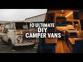 10 Crazy DIY Camper Vans That Look Better Than Luxury RVs 😱