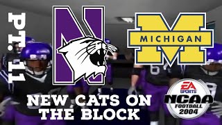 NCAA 04 Northwestern Wildcats Dynasty Mode (New Cats on the Block): Pt. 11 Northwestern vs Michigan