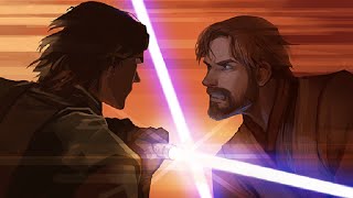 Anakin vs Obi-Wan Epic Japanese dub