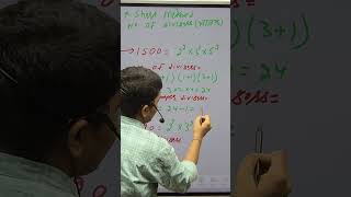 How to find total no. of divisors  कुल भाजकों   की संख्या = ?