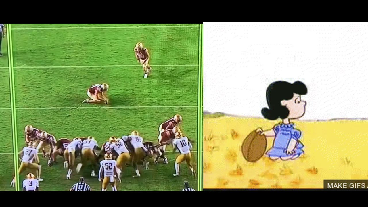 Extra Point Fail Replicates Charlie Brown