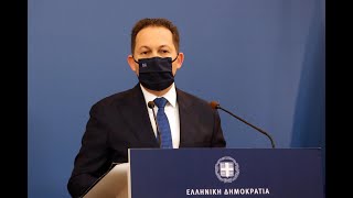 Ανακοίνωση νέων μέτρων κατά της πανδημίας από τον Κυβερνητικό Εκπρόσωπo κ. Στέλιο Πέτσα (2/1/21)