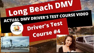 *ACTUAL TEST ROUTE* Long Beach DMV Driving Test Route #4 Behind The Wheel Drivers Training Education