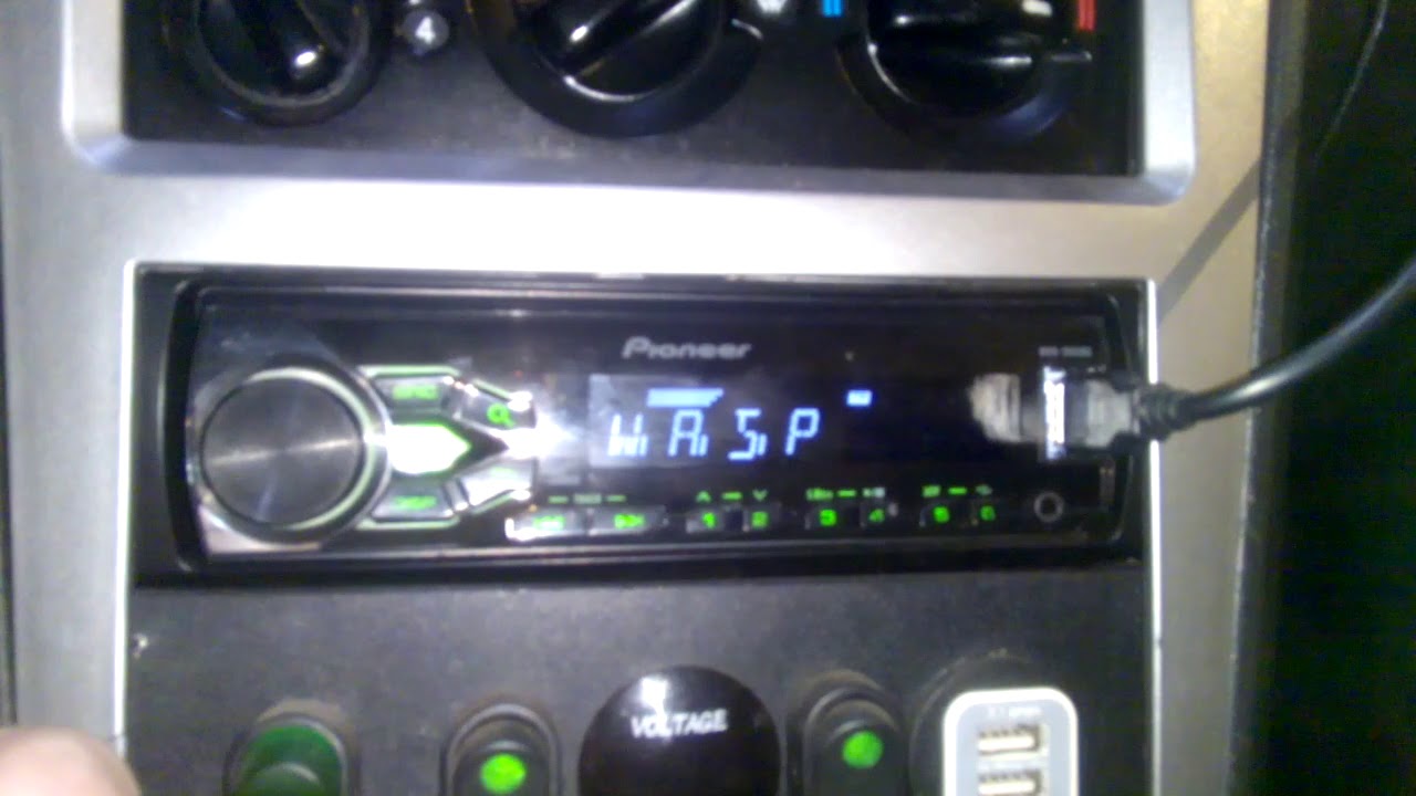 Pioneer MVH-180UBG - YouTube