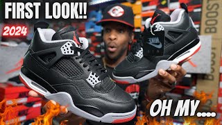 I GOTTA BE HONEST ABOUT THESE! FIRST LOOK 2024 JORDAN 4 BRED REIMAGINED OVERVIEW & FIRST THOUGHTS!!