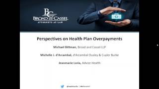 Perspectives on Health Plan Overpayments
