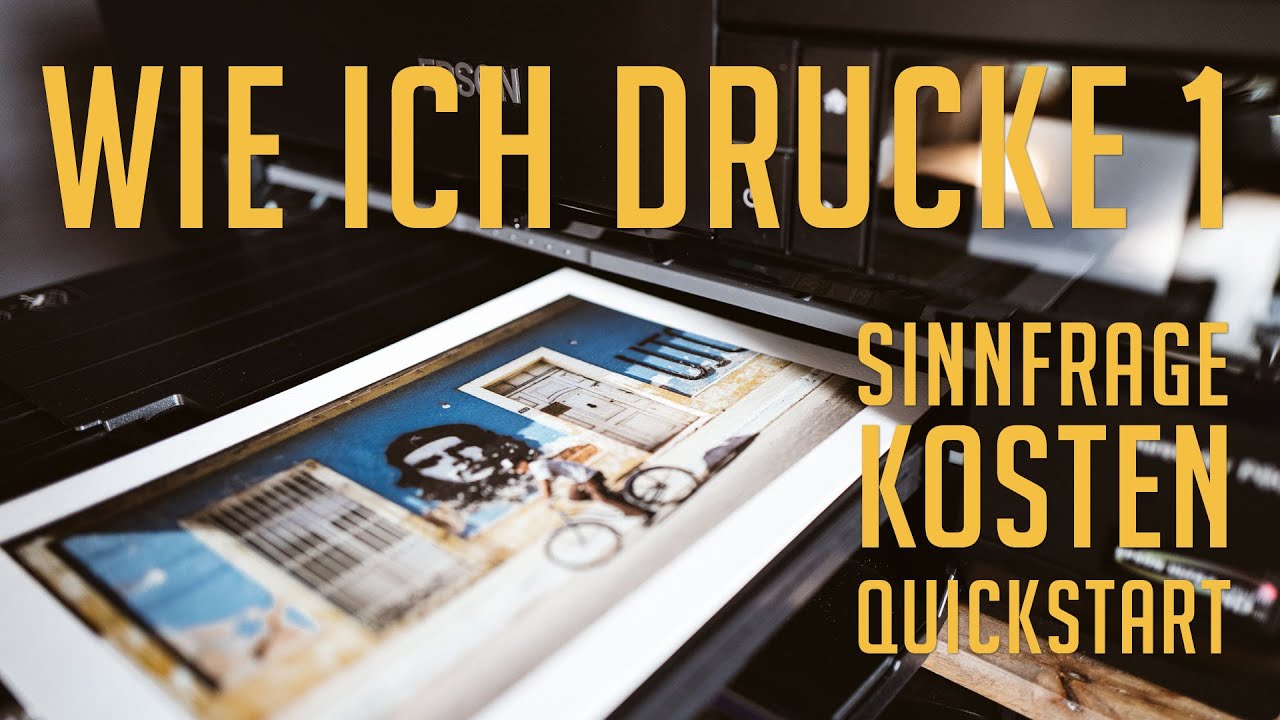 Wie ich drucke 1 - Fotos selber drucken - Sinnfrage, Kosten und