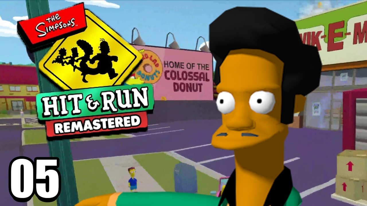 The Simpsons Hit and Run Remastered Part 5: Apu's Octuplets - YouTube