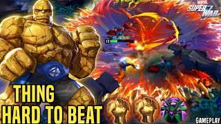 IT TAKES THREE ENEMIES TO DEFEAT A HERO THING THIS STRONG - MARVEL Super War