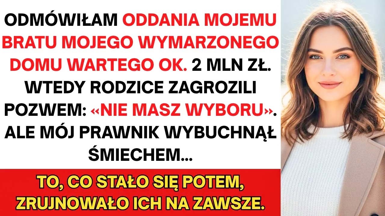 Widelec wyślizgnął mi się z dłoni, gdy mój ojciec rzucił wprost przy rodzinnym stole: „Chyba przepiszesz na nas ten dom, prawda?” Śmiech rozszedł się po pokoju, a ja po raz pierwszy nie spuściłam...