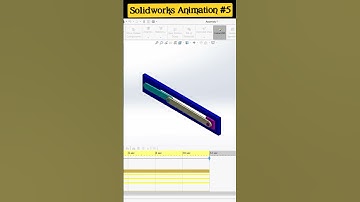 Solidworks animation exercise - 5 #shorts #short