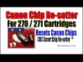Chip Re setter for Canon 271  270 Cartridges with Refill Tools