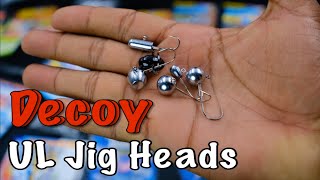 Six verities of Ultralight Jig Heads from Decoy Japan out now @TackleTips