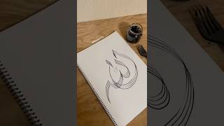 Allah Calligraphy – Peace in Every Stroke #calligraphy #allah #shorts #asmr #viral