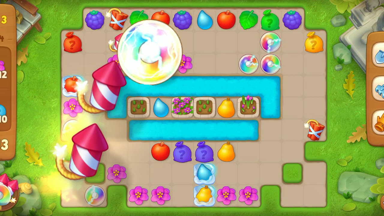 Let's play this game "Gardenscapes" Part 38 Level 864 YouTube