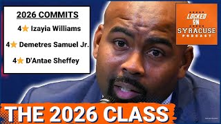 Syracuse Football 2026 Recruiting Class | Izayia Williams, Demetres Samuel Jr. & D'Antae Sheffey