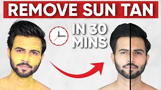 Most Effective SUN TAN Removal Remedies (Detan At Home) men's grooming | 2020 | screenshot 5