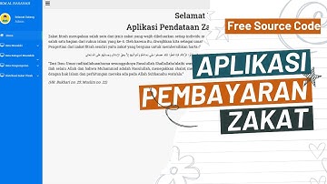 APLIKASI ZAKAT FITRAH BERBASIS WEB ~ Free Source Code