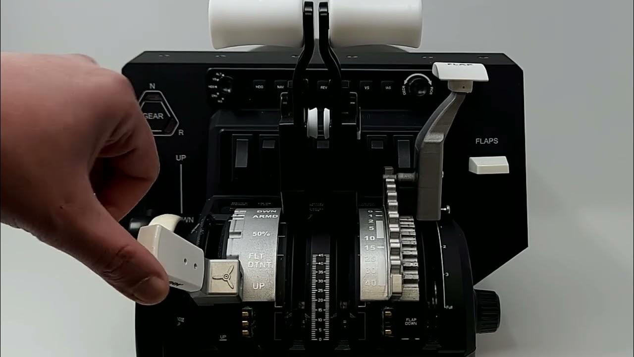 ProDeskSim Dual Action Detent/Spring mechanism flaps, Detent realistic