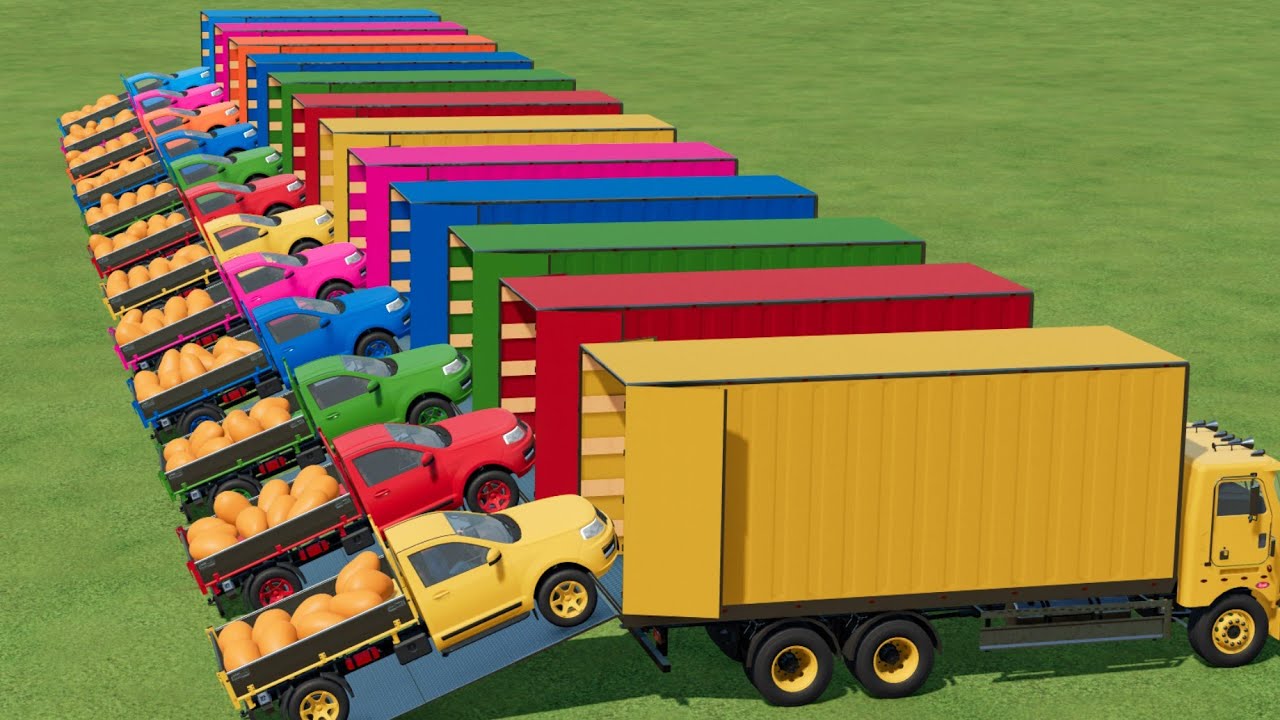 Mini Pickup Load Mango & Transport with Trucks In Fs22 | Farming Simulator 22 |