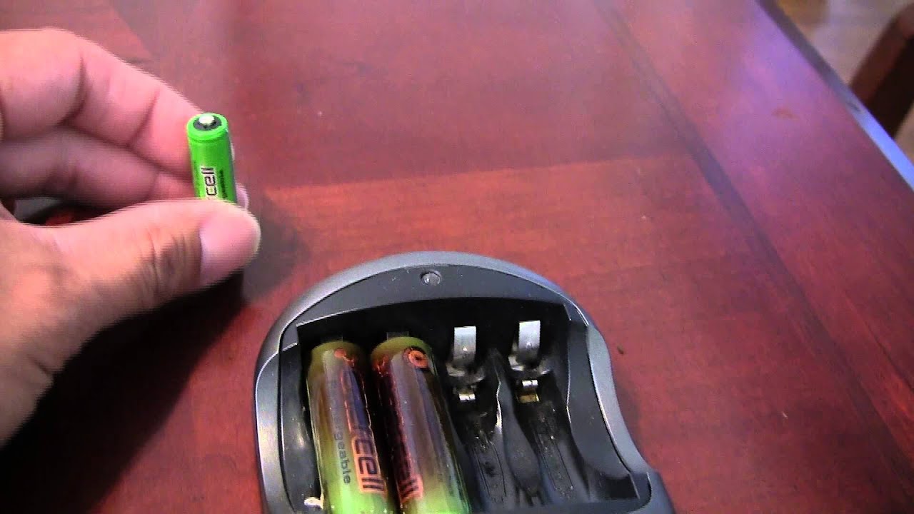 Enercell battery charger by Radio Shack - YouTube