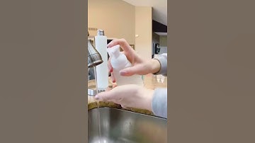 Making organic foaming soap with Dr Bronner’s Castile soap! Kids will LOVE using this!!!