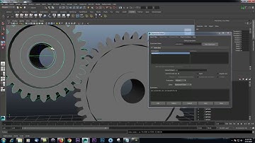 Maya animate gears