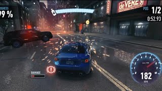 NFS No Limits | SUBARU BRZ | Rush Hour | Hope Bridge West, Night | Event 1 | Andriod Gameplay screenshot 2