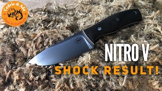 Nitro V steel in the Knife Lab! Alex Dron Fixed Blade - Crazy result!