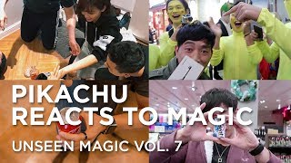 Pikachu Reacts to MAGIC (สุดยอดมายากลกับปิกาจู) | Unseen Magic EP07