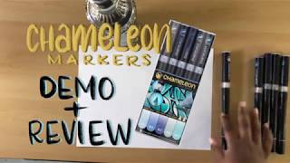 Chameleon Markers DEMO + REVIEW | Art Supply Review || kayohdesign