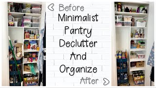 Minimalist Pantry Declutter and Organize | Health Journey