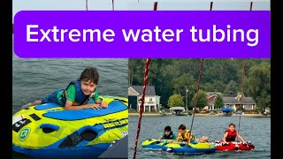 Michaels First Time Water Tubing-It Was A Blast