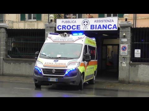 2531 - Partenza ambulanza croce bianca Savona