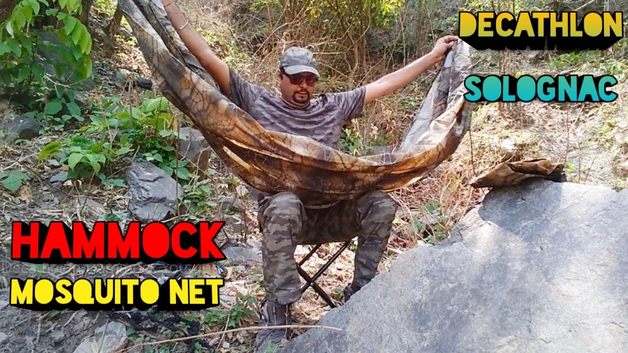 DECATHLON SOLOGNAC HAMMOCK Solognac Mosquito Net Review Bushcraft