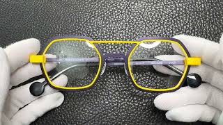 ANNE ET VALENTIN ALBAN メガネ ケース付き アンバレンタイン ANNE et VALENTIN WELLSAID 24A25 Titanium - YouTube