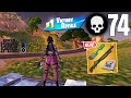 74 Elimination Solo vs Squads Wins Gameplay (Fortnite Chapter 5)